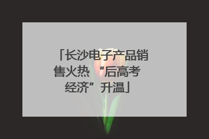 长沙电子产品销售火热 “后高考经济”升温